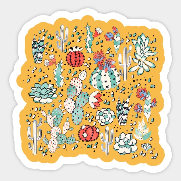 Succulents Sticker by Lidiebug